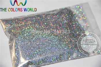 0,4 MM Laser Diamant de Culoare Argintiu holografic Sclipici pentru unghii gel lac de unghii sau Alte art Decor