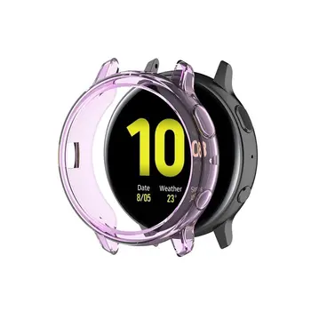 1 buc Transparent TPU Silicon de Protecție Caz pentru Samsung Galaxy Watch Active 2 40mm/44mm Protector Rama de Acoperire Accesorii