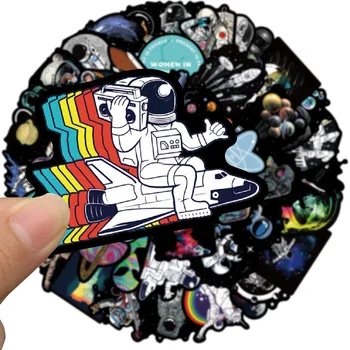 10/30/50PCS Spațiu Astronaut Graffiti Autocolante de Desene animate DIY Skateboard Frigider Motocicleta de Depozitare din PVC Autocolant Impermeabil Jucărie