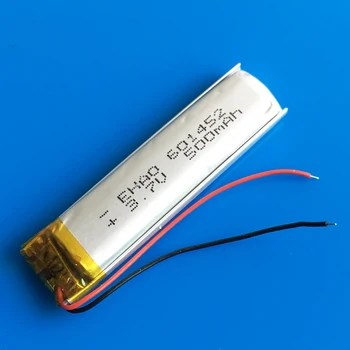 10 buc 3.7 V 500mAh baterie reîncărcabilă acumulator lipo 601452 li-polimer de litiu pentru MP3 difuzor bluetooth GPS PSP cască e-book foto