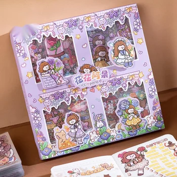 100sheet Serie Decorative Papetărie Drăguț Autocolante Scrapbooking DIY Jurnal Album Cutie de Cadou Stick Eticheta coreene Noi 2022
