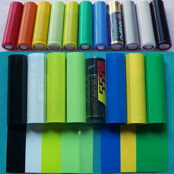 10buc AA 14500 Baterie Folie de PVC de Căldură contractibil Structuri 14 Culori