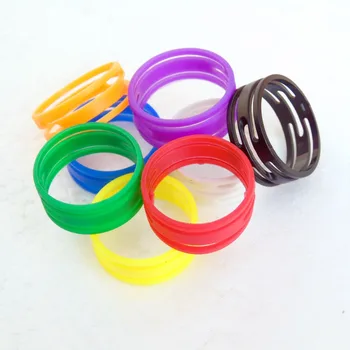10buc/lot conector xlr accesorii cu opt tipuri de inel de culoare, fără coajă