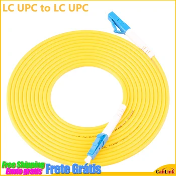 10buc PVC LSZH LC UPC a LC UPC Simplex 2.0 mm, 3.0 mm SM Fibra de Patch-uri prin Cablu de Fibra Optica Patch Cord Pentru Rețeaua CATV
