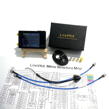 2.8 Inch LiteVNA Analizor de Rețea Electrică Ecran Tactil 6Ghz Vector Antena de unde Scurte MF HF VHF Portabil Digital Display SMA