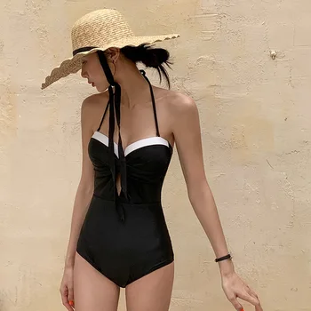 2022 Noi de costume de Baie Femei Sexy Siameze s-au Adunat Conservator Acoperă Burta și Arată Subțire coreean Ins de Primăvară Fierbinte în Bikini