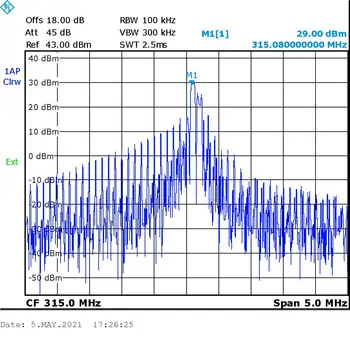 2in1 433M 315M interferențe matura semnal Ecranat 1W RF amplificator de putere + Antena PENTRU cantar Electronic de cântărire de la distanță