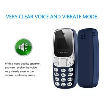 32+32M Mini Telefon Mobil Telefon Mobil compatibil Bluetooth Tastatura Telefon Voice Changer Dialer de Rezervă Celular Suport pentru MP3/4 Muzica