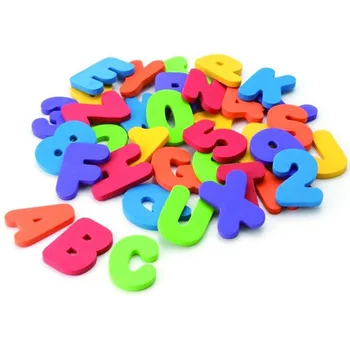 36PCs Alfanumerice Scrisoare Baie de Puzzle Moale EVA pentru Copii Jucarii pentru Copii Nou mai Devreme de Copii de Învățământ Instrument de Baie Jucărie Jucărie Amuzant