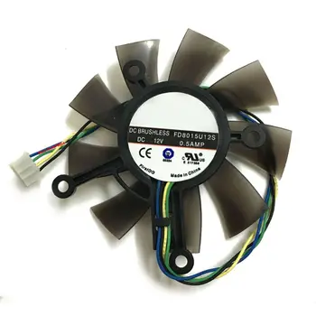 4-Pin Header fan 75MM FD8015U12S DC12V 0.5 AMP 4PIN Cooler Ventilator Pentru ASUS GTX 560 GTX550Ti HD7850 Grafica placa Video Ventilatoare de Răcire