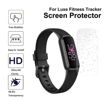 5PCS Ecran Protector Pentru Fitbit Luxe Fitness Tracker Clear Ecran Protector de Acoperire rezistent la zgarieturi Ecran Protector de Acoperire