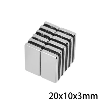 5~100buc 20x10x3 mm Bloc de Magneți Puternici Vrac Foaie de Neodim Magnetic 20x10x3mm Puternică Permanent Magnet Neodim 20*10*3