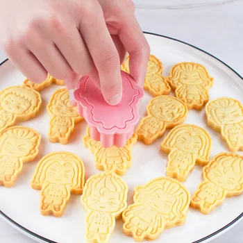 6Pcs/set Anime Tokyo Răzbunătorul Cookie Cutter Instrumente 3D Apăsarea Panificatie Instrumente de Bucătărie Consumabile pentru Halloween Petrecere de Crăciun