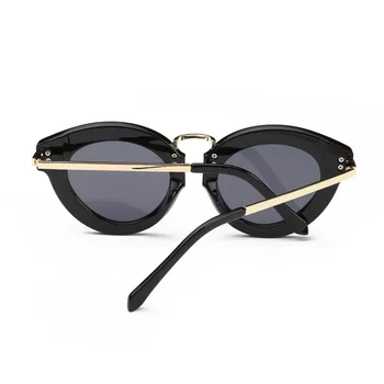 AEVOGUE Originale ochelari de Soare pentru Femei Brand de Lux de Designer Ochi de Pisica Aliaj Templu Plat Lentile de Ochelari de Soare UV400 AE0424