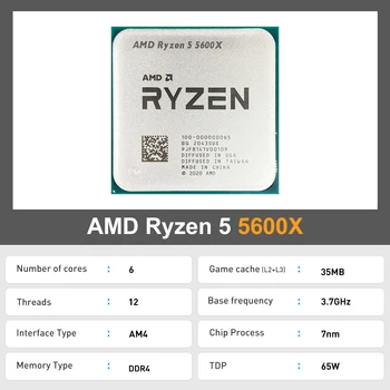 AMD Nou Ryzen 5 5600X R5 5600X CPU + MSI MAG B550M MORTAR WIFI Placa de baza Set Socket AM4 AMD CPU Processador DDR4 B550 PCI 3.0
