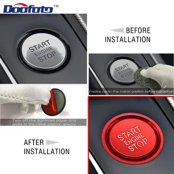 Auto Start Stop Button Inel Capac Pentru Audi A4 A5 B9 A6 A7 A6L Q3 Q7 C7 BT 2019 Accesorii Auto Styling Capac de Protecție