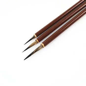 Bine Cârlig Linie Pensula Piatra Păr De Bursuc Caligrafie Chineză Perie Stilou Art Acrilic, Ulei, Acuarelă Pensulă Art Staționare