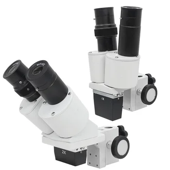 Binocular Microscop Stereo Capul înclinat sau Vertical Tip 1X sau 2X sau 3X sau 4X Obiectiv WF10X Oculare de Microscop Accesorii