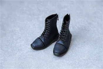 BJD papusa pantofi pentru 1/3 1/4 1/6 MSD DD Unchiul papusa dimensiune la modă personalitate mată cizme militare glezna cizme papusa accesorii