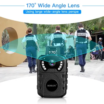 BOBLOV WN10 32GB Mini Camera DVR Recorder Video de 1080P Micro camera Video IR Noapte Viziune 175 Grade de Securitate Portabil Camera de Poliție