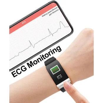 Brățară inteligent Q1S Android Ios Bratara Sport Heart Rate Monitor Ekg, Măsurarea Tensiunii Arteriale în Timpul Somnului Bratara Reale