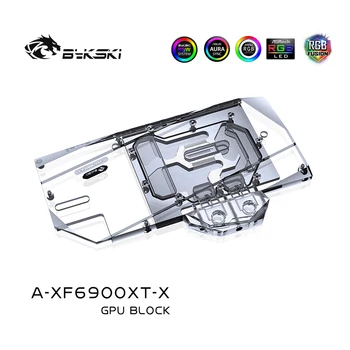 Bykski Apă Bloc Folosi pentru XFX Radeon RX 6900XT / 6800 XT Speedster Merc 319 GPU Card / Plin de Acoperire de Cupru Radiator / RGB Lumina