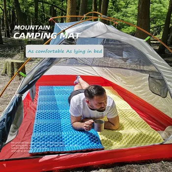 Camping Mat Ultralight Pad De Dormit În Aer Liber Pliere Spumă Saltea Cort Picnic Drumeții Montane Echipament Impermeabil