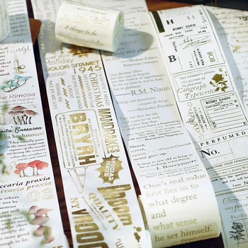 Colecția De Carte Serie De Mascare Bandă Washi Arta Engleză Decorative Bandă Adezivă Diy Scrapbooking Material Autocolant, Eticheta