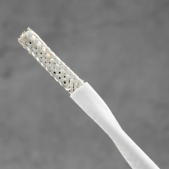 Cupru fără oxigen argint placat cu audio cablu ecranat 2-core 1.5mm2 PEFP rece și rezistent la temperaturi ridicate cablului de comandă