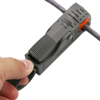 Cutit Dublu Coaxial Cablu Dezizolat Cleste Acasă Decorat Instrument Practic Electrician Instrument Cablu Dezizolat Sârmă Instrument De Sertizare