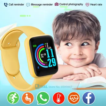 D20 Copii, Uita-te la Copii Ceasuri de mână de Băieți Fete de Sport CONDUS Electronice Digitale Ceas Tracker de Fitness Ceasuri de mana Pentru 10-18year