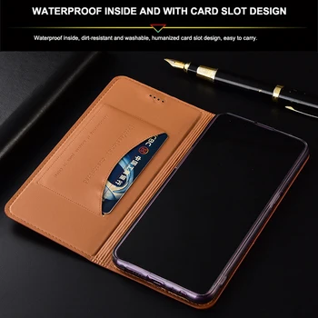 De lux din Piele de Caz Pentru Samsung Galaxy S7 S8 S9 S10 S20 S21 S22 FE Plus Lite Ultra 5G Magnetic Flip Cover Portofel Cazuri