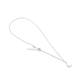 Design Simplu Pearl Luna Pandantiv Colier Pentru Femei De Moda De Aur De Argint De Culoare Cravată Accesorii Fermecătoare Petrecere De Bijuterii Cadou