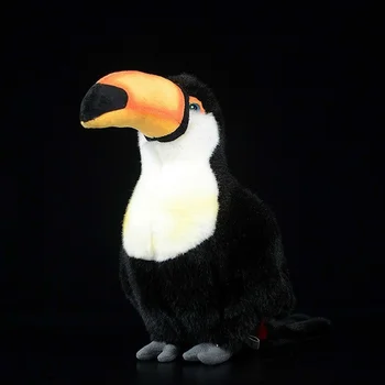 Drăguț Toucan Papusa De Plus America De Sud Simulare Gura Mare Pasăre Figurina De Simulare De Animale Jucării De Pluș
