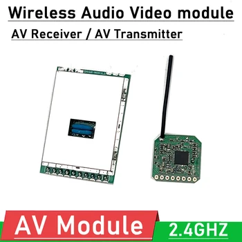 DYKB 600M 2.4 G Wireless Audio-Video de transmisie modul Stereo AV Emițător / Receptor AV pentru DVD DVB baby monitor imagini
