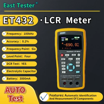 ET430 ET431 ET432 ET433 de Mare Precizie Capacitate Inductanță, Rezistență Contor Multifuncțional Portabil LCR Digitale Bridge Metru