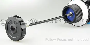 Flexibil 250mm Bici Viteza Manivela pentru Follow Focus Conector standard 12mmx12mm
