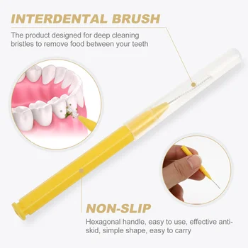 Flossbrush Interdentare Picksbrushes Lipeste De Dinti Oral Ața Dentară Curat Grijă De Curățare Scobitoare Stick De Igienă Părți Instrument De Curățare