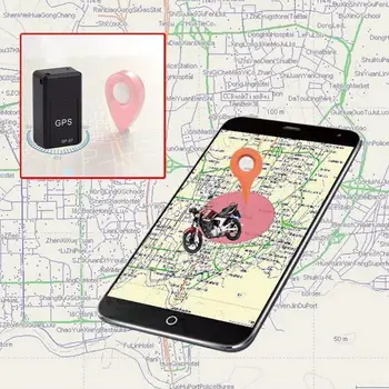 GF-07 Magnetice Auto Tracker GPS de Poziționare în Timp Real de Urmărire Magnet de Adsorbție Mini Localizator SIM Insertii Mesaj Animale de companie Anti-a pierdut