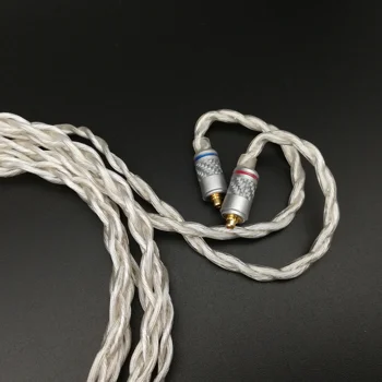 Hi Clasa 16 Core argint Pur HIFI Casti Cablu Audio de înaltă calitate Cablu DIY Cască Înlocuire Cablu Upgrade Sârmă
