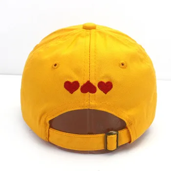 Hip Hop pentru Copii Pălărie Scrisoare O Broderie Copil Șapcă de Baseball de culoare Solidă Pălării de Primăvară-Vară Vizorul Dragoste Pălărie De Fata Baiat
