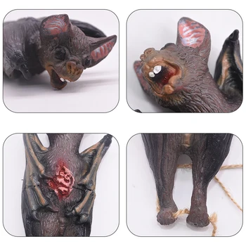 Horror De Halloween Ornament Agățat Pandantiv Înfricoșător Sângeroase Mouse Bat Cu Degetul Agățat Recuzită Casa Bantuita De Halloween Decoratiuni