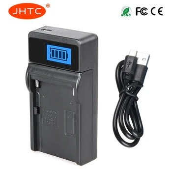 JHTC NP-F550 LCD USB Încărcător de Baterie pentru Sony NP F970 F750 F770 F960 F550 F530 F330 F570 CCD-SC55 TR516 TR716 TR818 TR917