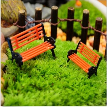 Micro Peisaj Ornament de Masa Scaun de Rasina de Artizanat Zână Grădină în Miniatură Terariu Figurina DIY Impermeabil Decor Kit