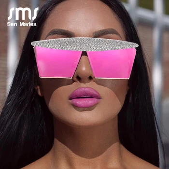 Moda Pătrat Pietre ochelari de Soare Femei 2020 Lux Oglindă Steampunk Ochelari de Soare pentru Bărbați Ochelari de Nuante UV400 ochelari oculos