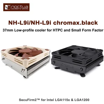Noctua NH-L9i Chromax.Negru 37mm CPU Cooler Fan Pentru HTPC Ultra-Subțire Caz de Răcire Ventilator 4Pin PWM Liniște Pentru LGA115X 1200 AM4