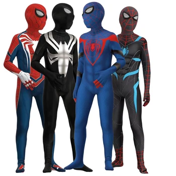 Nouă Copii 3D Femei Spiderman Gwen Costum Gwen dolyn Maxine Stacy Zentai costum Costum de Cosplay, Costume de Halloween Pentru Fete