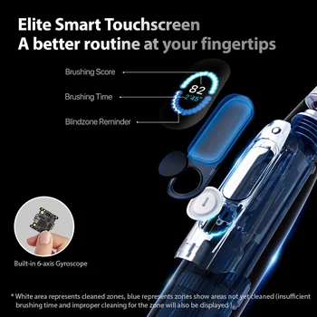 Oclean X Pro Elite Smart Sonic Periuta De Dinti Electrica Cu Ultrasunete Albire Dentara Perie De Dinti Cu Ultrasunete Înălbitor Teethbrush