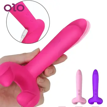OLO 14 Moduri Flexibile Vibrator Vibrator de sex Masculin Masturbare Penis Vagin Masaj sex Feminin Stimulator Clitoris Jucarii Sexuale de Cuplu