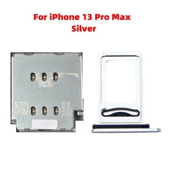 Originale Pentru iPhone 13 Pro Max Dual Sim Card Reader + Tăvița Cartelei Sim Slot Adaptor Piese de schimb pentru iPhone Pro 13